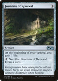 2018 Magic: The Gathering: Core Set 2019 (M19) - Fountain of Renewal (#235, Uncommon) (, Near Mint)