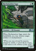 2018 Magic: The Gathering: Core Set 2019 (M19) - Reclamation Sage (#196, Uncommon) (, Near Mint)