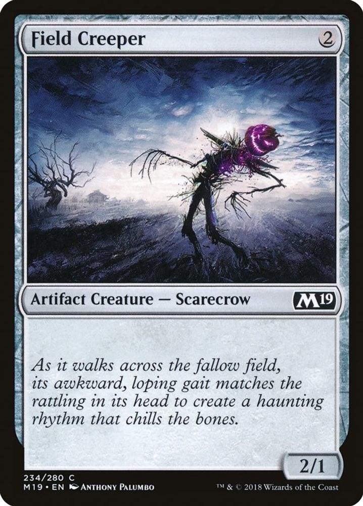 2018 Magic: The Gathering: Core Set 2019 (M19) - Field Creeper (#234, Common) (, Near Mint)