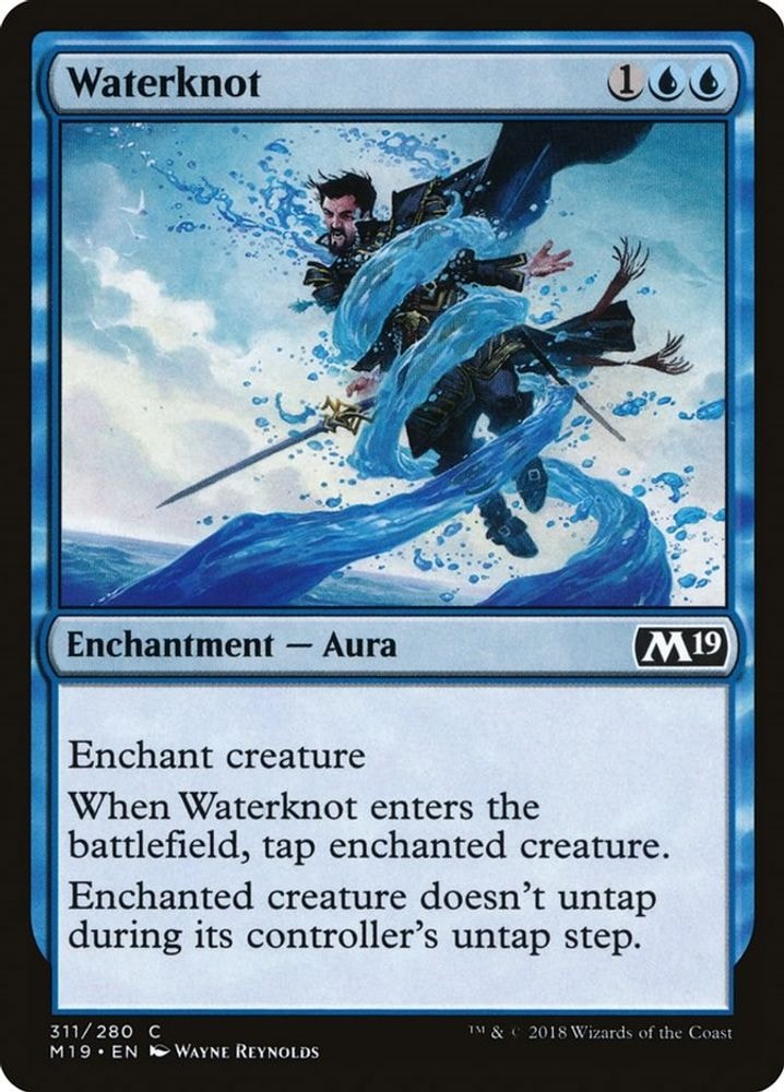 2018 Magic: The Gathering: Core Set 2019 (M19) - Waterknot (#311, Common) (, Near Mint)