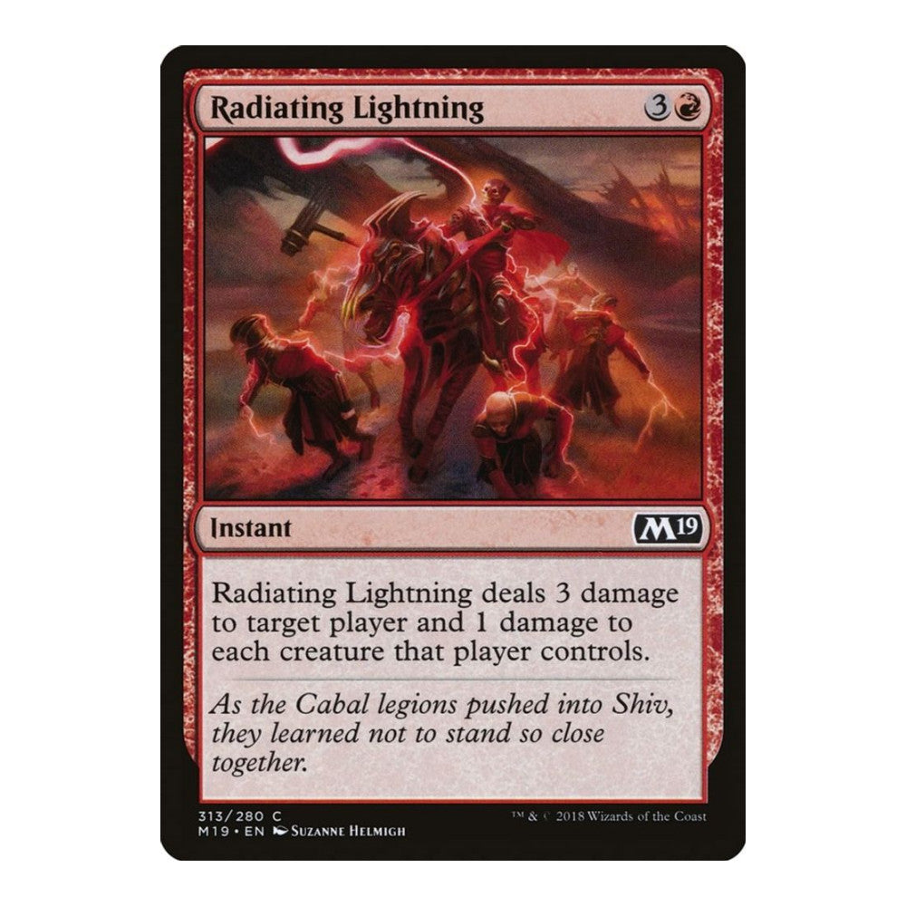 Radiating Lightning - Core Set 2019 () - Near Mint -