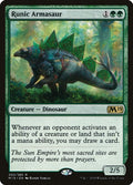 2018 Magic: The Gathering: Core Set 2019 (M19) - Runic Armasaur (#200, Rare) (, Near Mint)