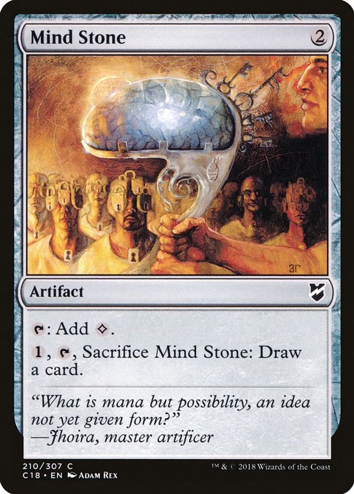 2018 Magic: The Gathering: Commander 2018 (C18) - Mind Stone (#210, Common) (, Near Mint)