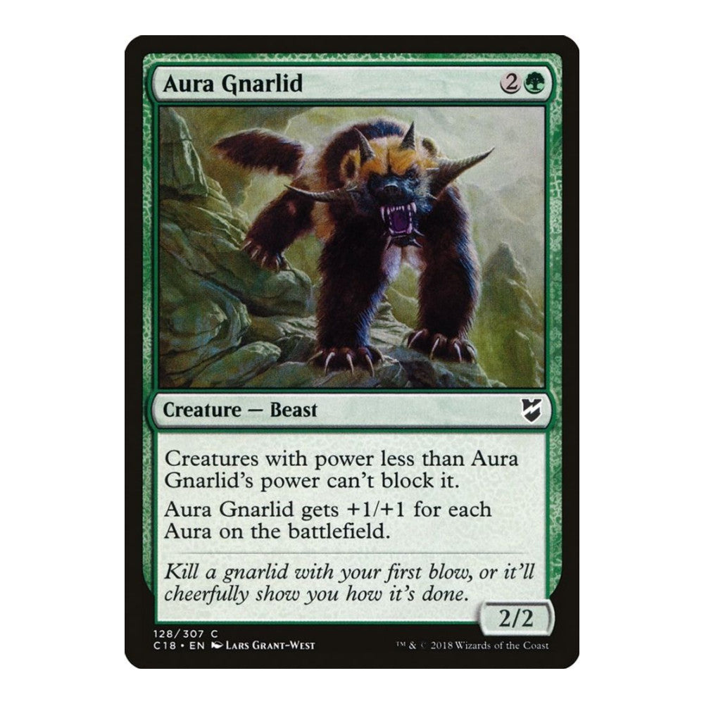 Aura Gnarlid - Commander 2018 () - Near Mint -