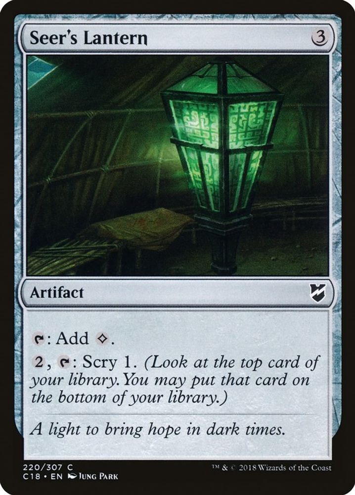 2018 Magic: The Gathering: Commander 2018 (C18) - Seers Lantern (#220, Common) (, Near Mint)