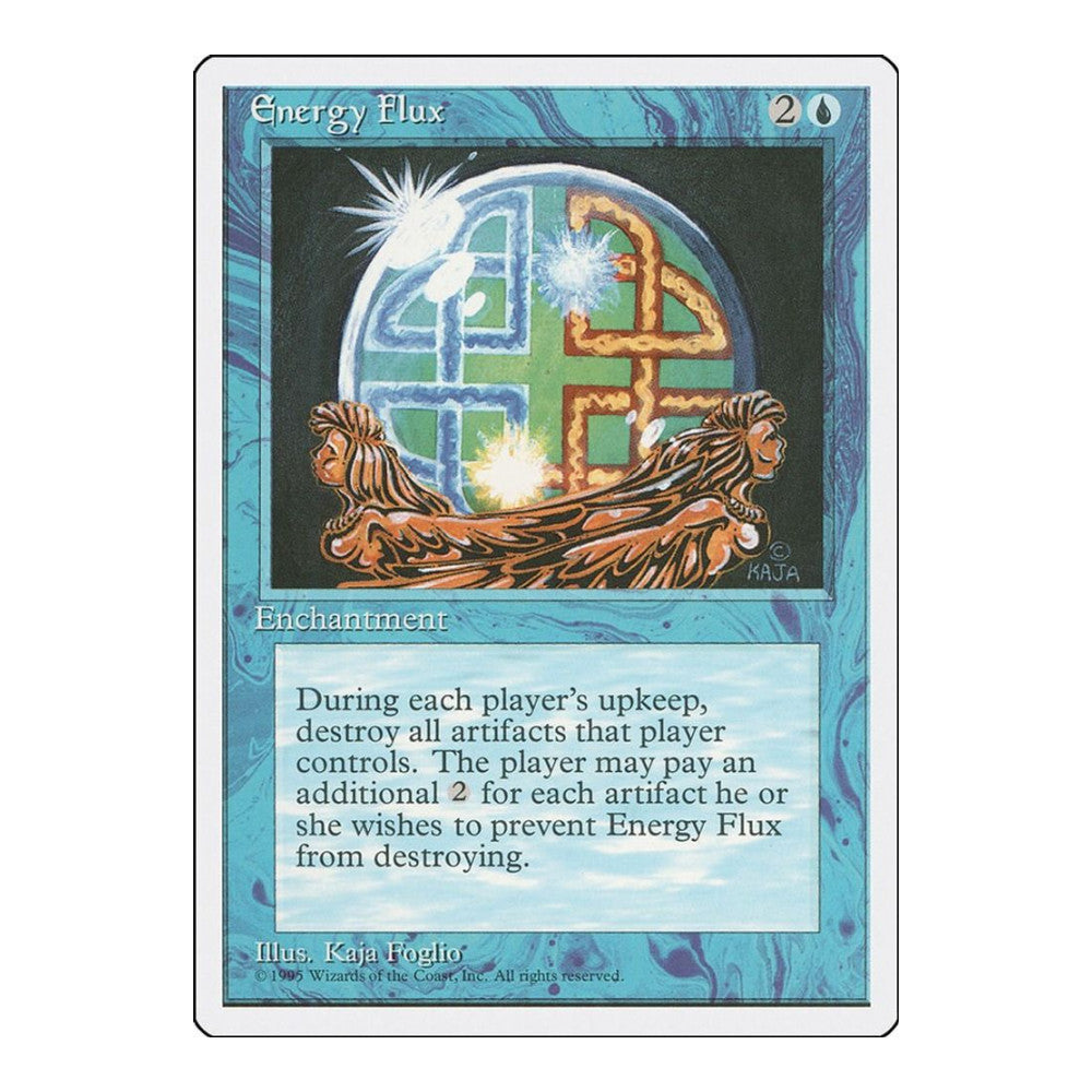 1995 Magic: The Gathering: Fourth Edition (4ED) - Energy Flux (#68, Uncommon) (, Near Mint)
