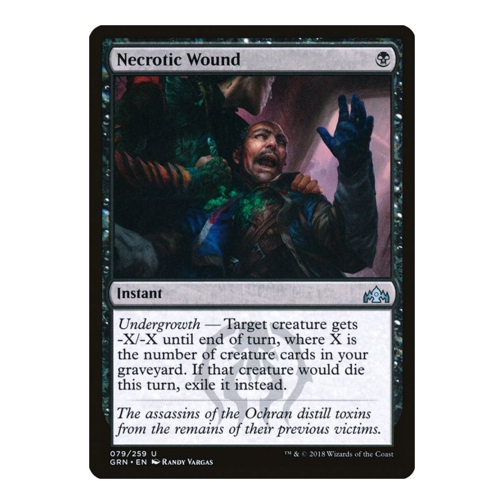 Necrotic Wound - Guilds of Ravnica () - Near Mint -