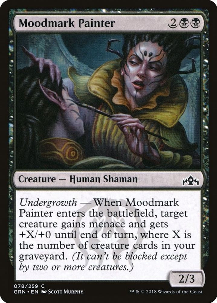2018 Magic: The Gathering: Guilds of Ravnica (GRN) - Moodmark Painter (#78, Common) (, Near Mint)