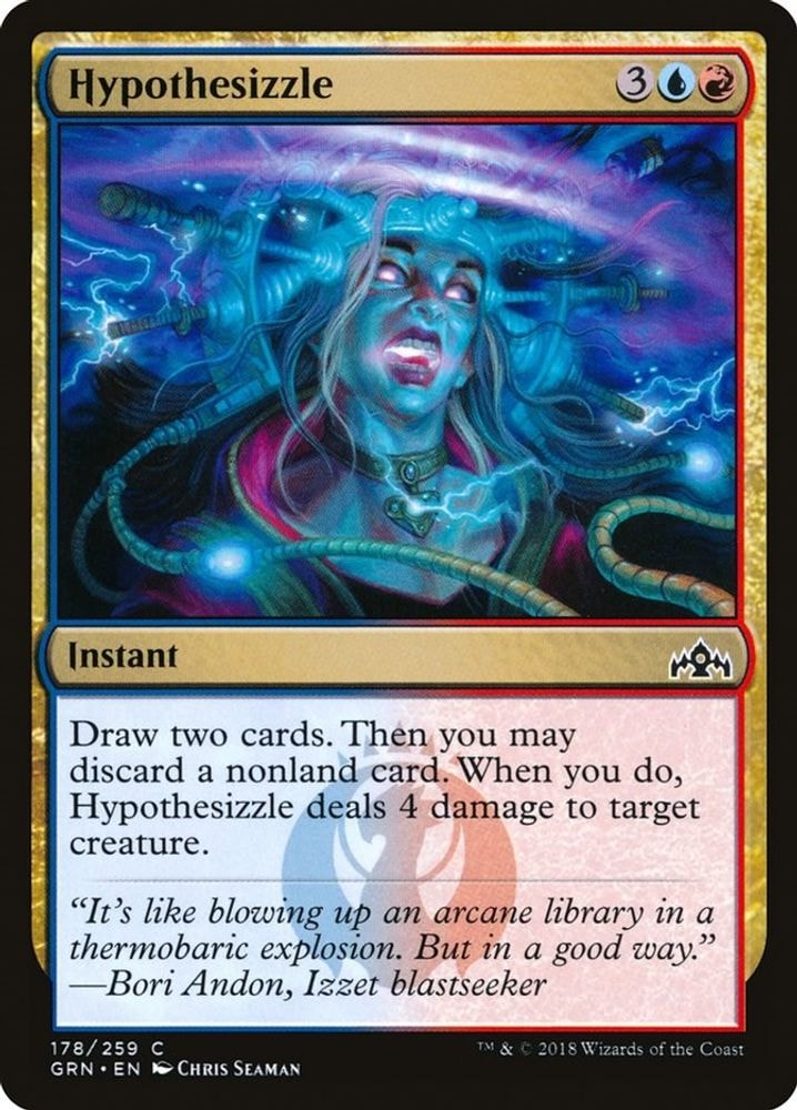 2018 Magic: The Gathering: Guilds of Ravnica (GRN) - Hypothesizzle (#178, Common) (, Near Mint)