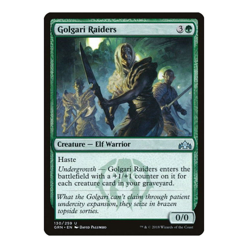 2018 Magic: The Gathering: Guilds of Ravnica (GRN) - Golgari Raiders (#130, Uncommon) (, Near Mint)