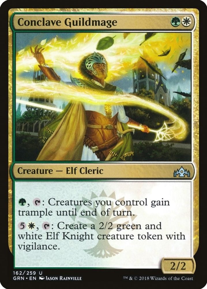 2018 Magic: The Gathering: Guilds of Ravnica (GRN) - Conclave Guildmage (#162, Uncommon) (, Near Mint)