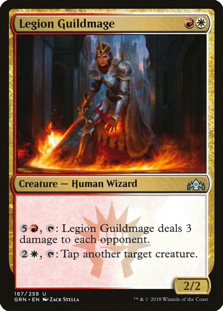 2018 Magic: The Gathering: Guilds of Ravnica (GRN) - Legion Guildmage (#187, Uncommon) (, Near Mint)