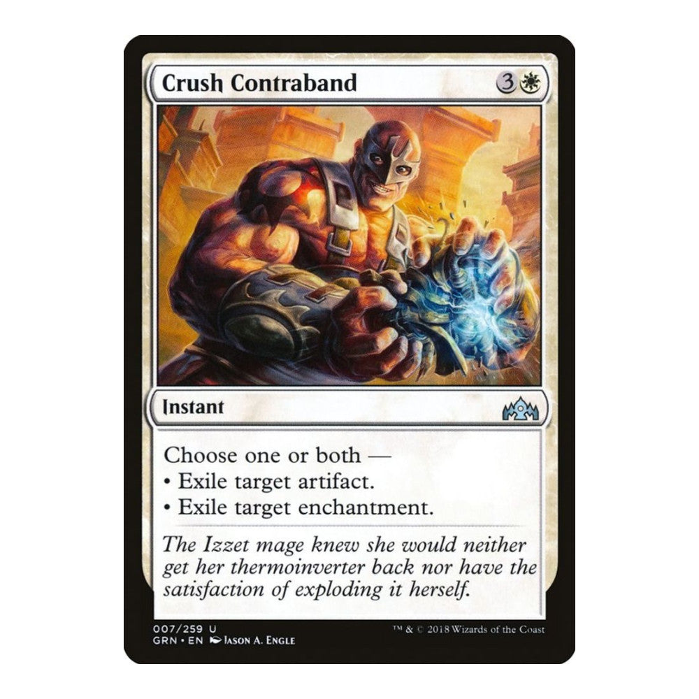 2018 Magic: The Gathering: Guilds of Ravnica (GRN) - Crush Contraband (#7, Uncommon) (, Near Mint)