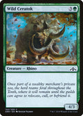 2018 Magic: The Gathering: Guilds of Ravnica (GRN) - Wild Ceratok (#150, Common) (, Near Mint)