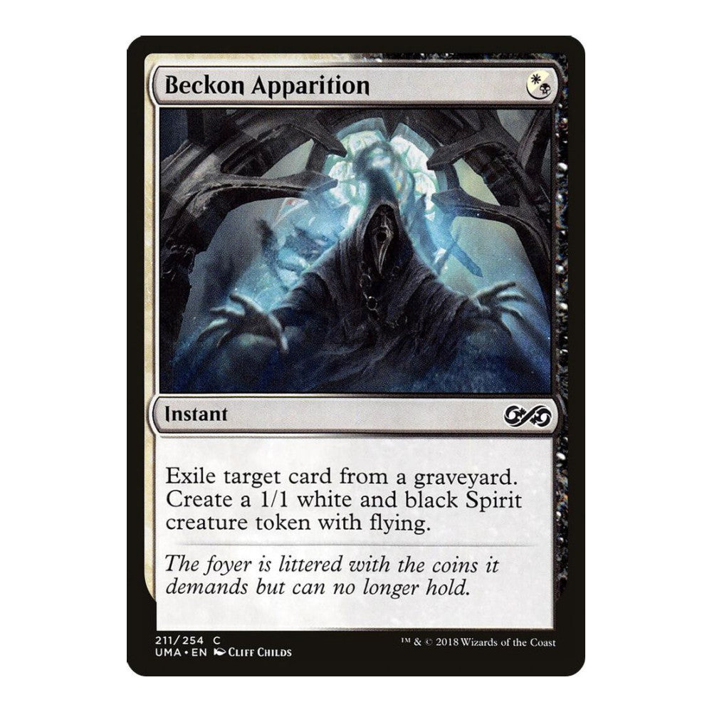 2018 Magic: The Gathering: Ultimate Masters (UMA) - Beckon Apparition (#211, Common) (, Near Mint)