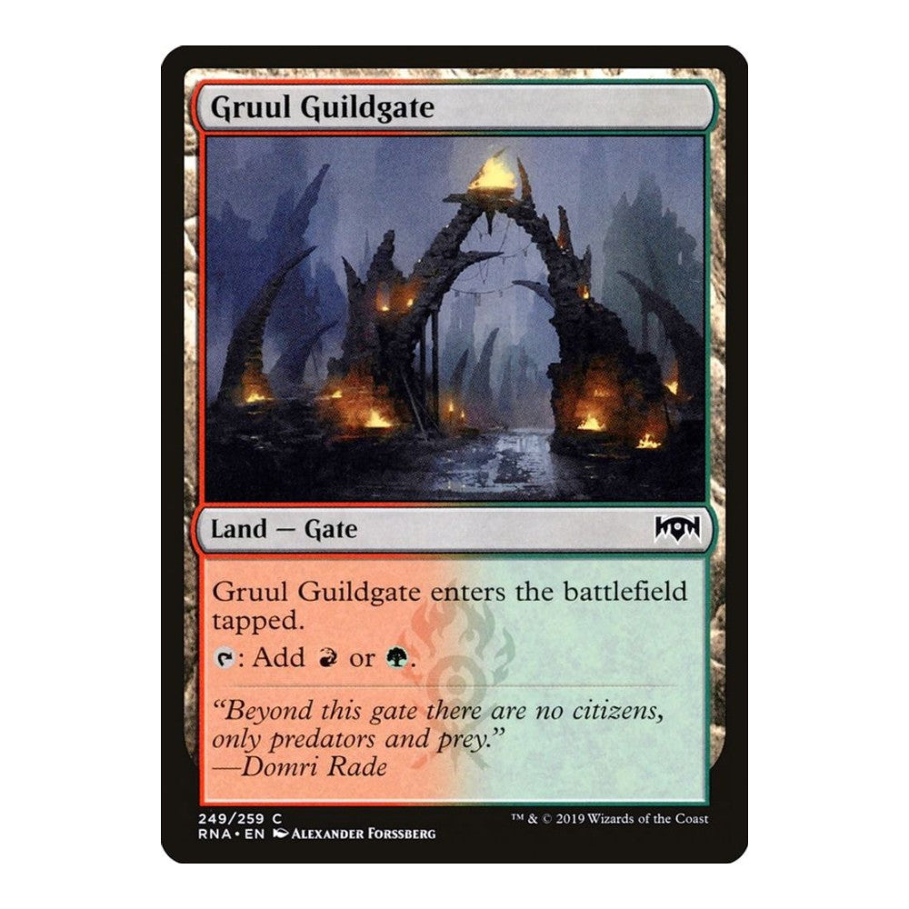2019 Magic: The Gathering: Ravnica Allegiance (RNA) - Gruul Guildgate 249 (#249, Common) (, Near Mint)