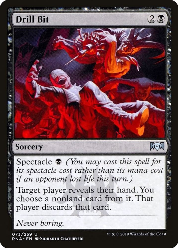 2019 Magic: The Gathering: Ravnica Allegiance (RNA) - Drill Bit (#73, Uncommon) (, Near Mint)