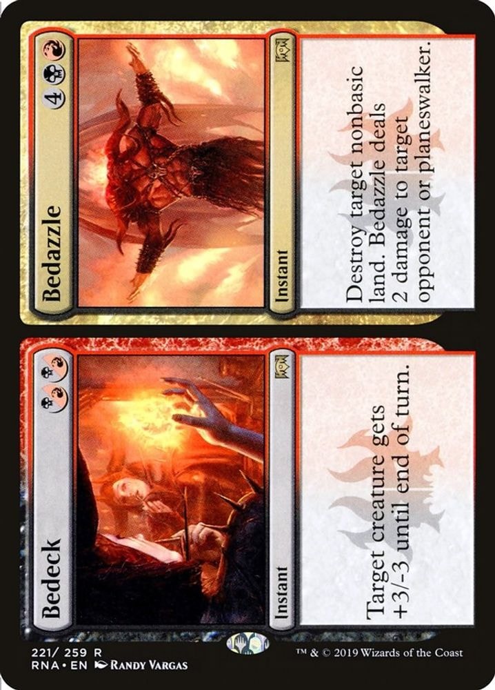 2019 Magic: The Gathering: Ravnica Allegiance (RNA) - Bedeck Bedazzle (#221, Rare) (, Near Mint)
