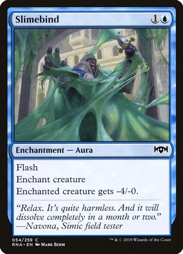 2019 Magic: The Gathering: Ravnica Allegiance (RNA) - Slimebind (#54, Common) (, Near Mint)