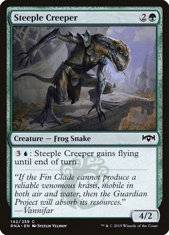 2019 Magic: The Gathering: Ravnica Allegiance (RNA) - Steeple Creeper (#142, Common) (, Near Mint)