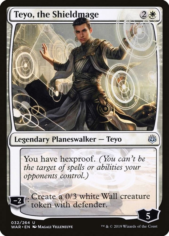 2019 Magic: The Gathering: War of the Spark (WAR) - Teyo the Shieldmage (#32, Uncommon) (, Near Mint)