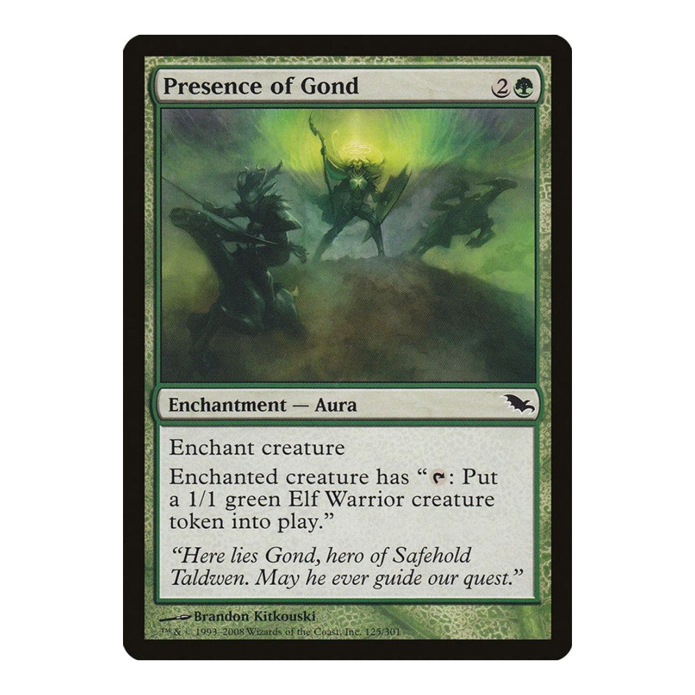 Presence of Gond - Shadowmoor () - Near Mint -
