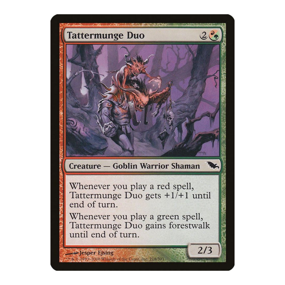 2008 Magic: The Gathering: Shadowmoor (SHM) - Tattermunge Duo (#218, Common) (, Near Mint)