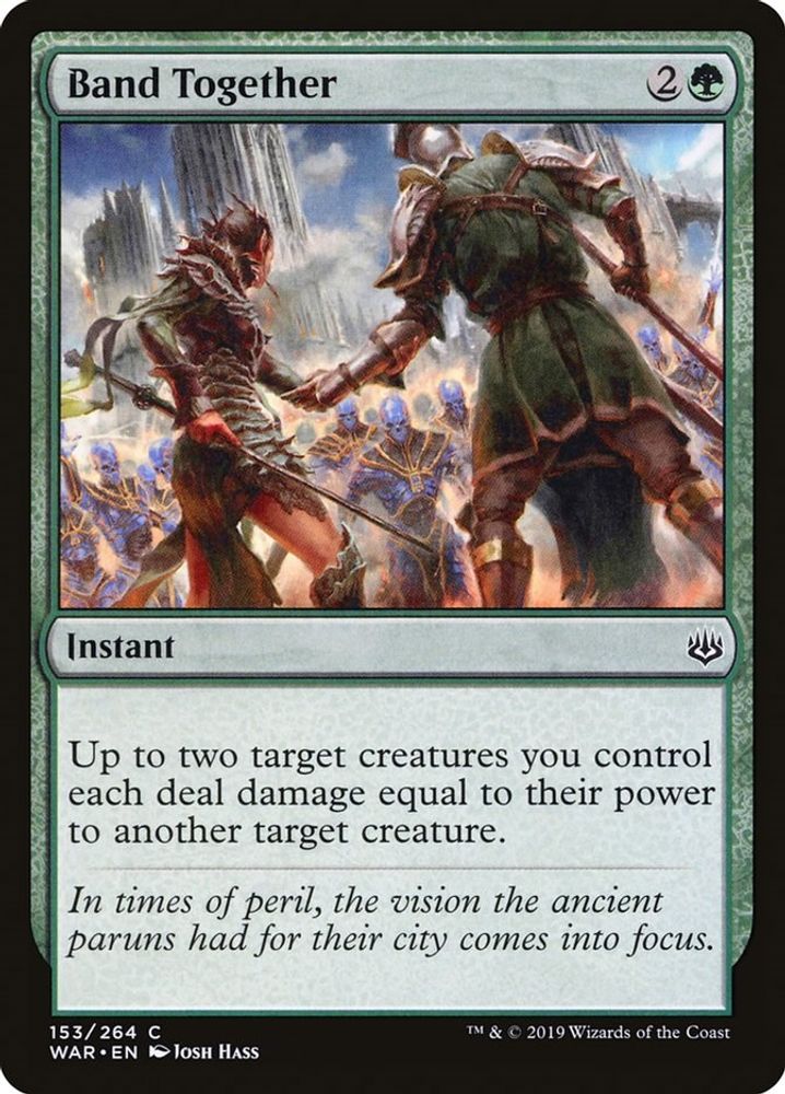 2019 Magic: The Gathering: War of the Spark (WAR) - Band Together (#153, Common) (, Near Mint)