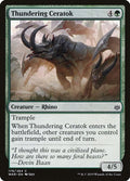 2019 Magic: The Gathering: War of the Spark (WAR) - Thundering Ceratok (#179, Common) (, Near Mint)