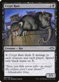 2019 Magic: The Gathering: Modern Horizons (MH1) - Crypt Rats (#84, Uncommon) (, Near Mint)
