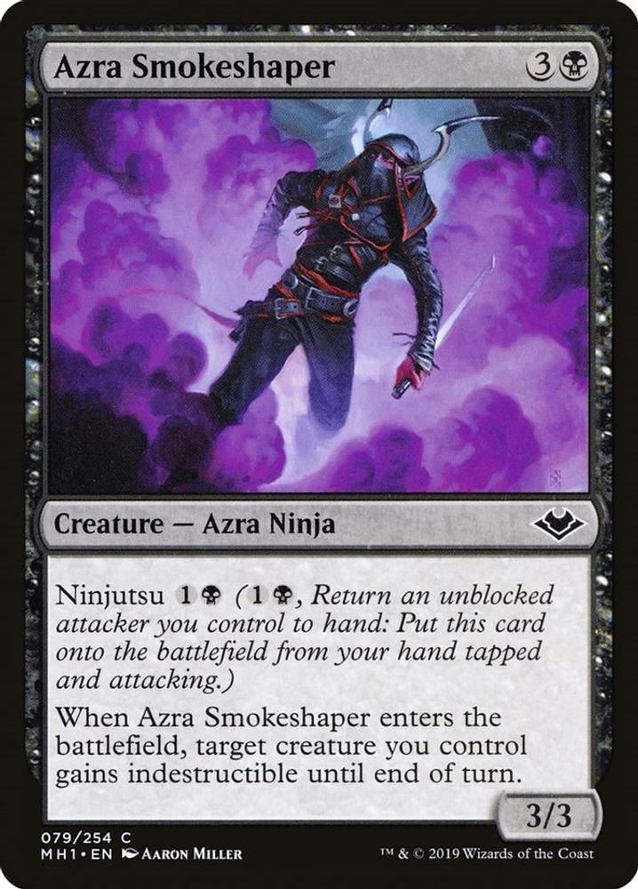 2019 Magic: The Gathering: Modern Horizons (MH1) - Azra Smokeshaper (#79, Common) (, Near Mint)
