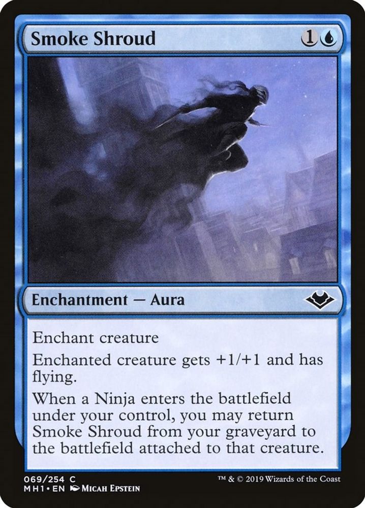 2019 Magic: The Gathering: Modern Horizons (MH1) - Smoke Shroud (#69, Common) (, Near Mint)