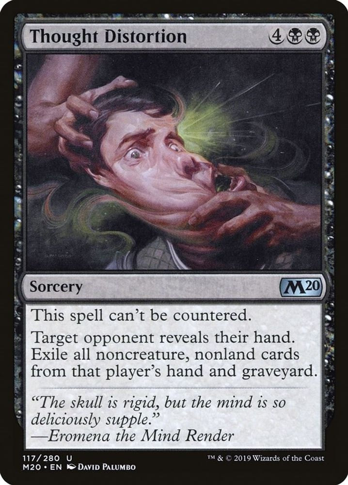 2019 Magic: The Gathering: Core Set 2020 (M20) - Thought Distortion (#117, Uncommon) (, Near Mint)