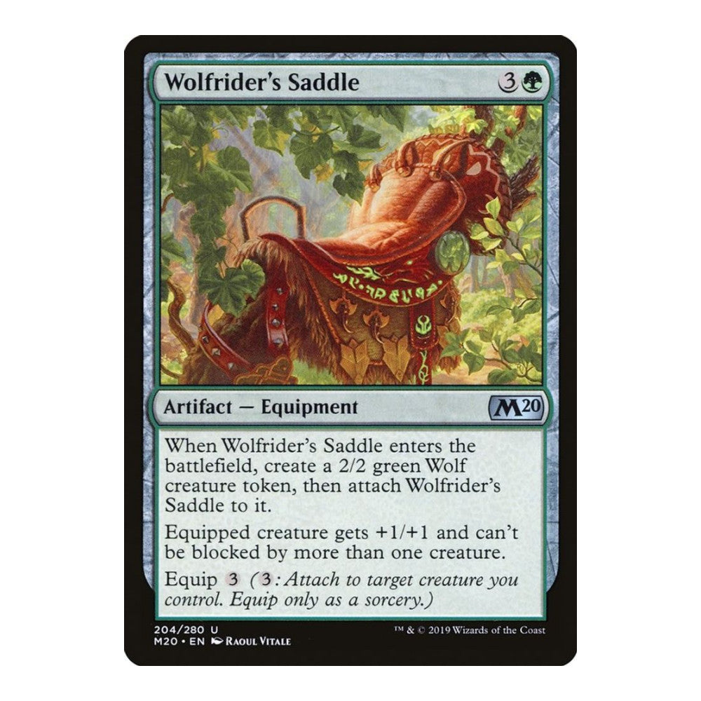 2019 Magic: The Gathering: Core Set 2020 (M20) - Wolfriders Saddle (#204, Uncommon) (, Near Mint)