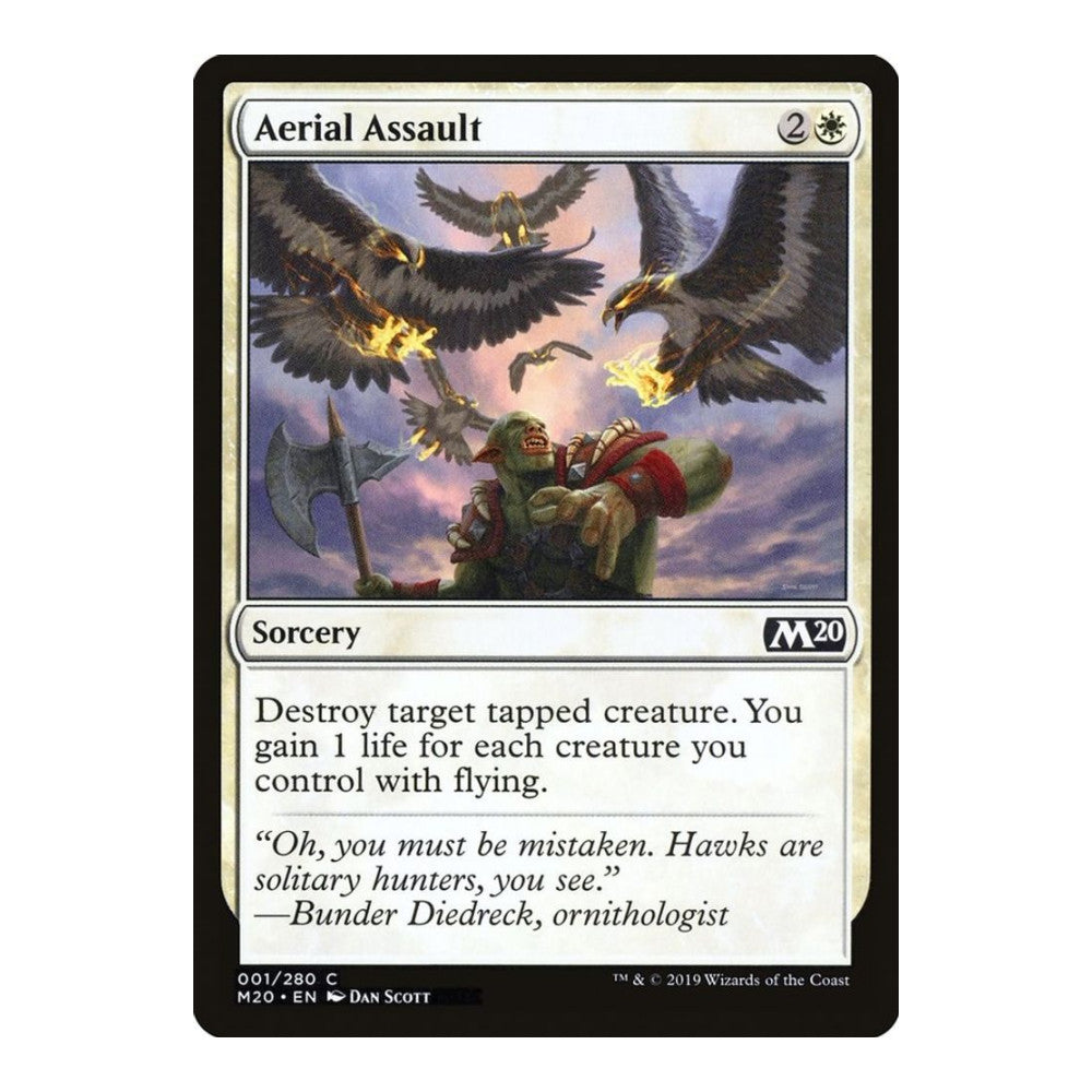 2019 Magic: The Gathering: Core Set 2020 (M20) - Aerial Assault (#1, Common) (, Near Mint)