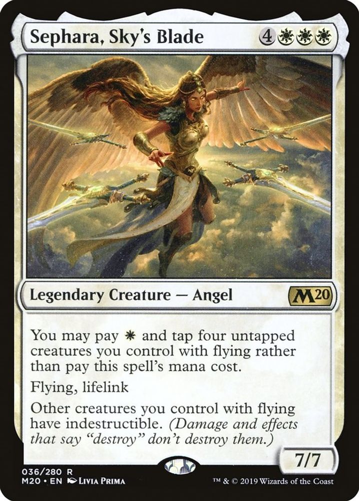 2019 Magic: The Gathering: Core Set 2020 (M20) - Sephara Skys Blade (#36, Rare) (, Near Mint)