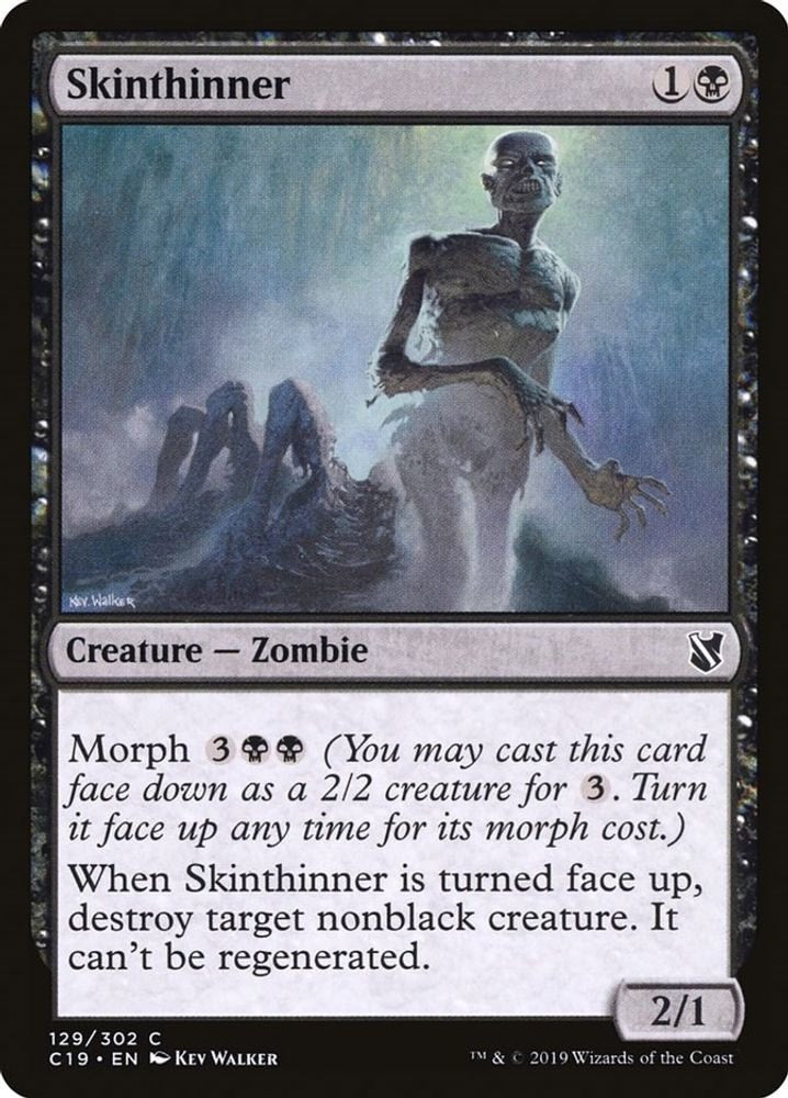 2019 Magic: The Gathering: Commander 2019 (C19) - Skinthinner (#129, Common) (, Near Mint)