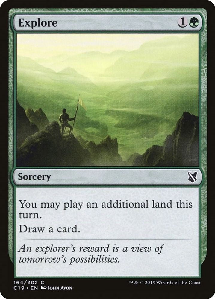 2019 Magic: The Gathering: Commander 2019 (C19) - Explore (#164, Common) (, Near Mint)
