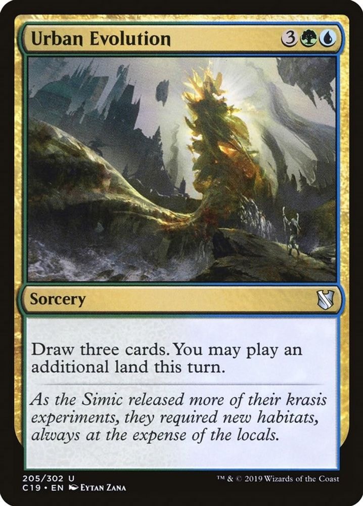 2019 Magic: The Gathering: Commander 2019 (C19) - Urban Evolution (#205, Uncommon) (, Near Mint)