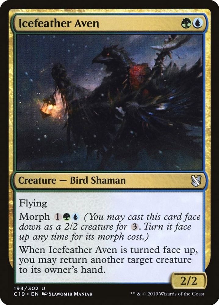 2019 Magic: The Gathering: Commander 2019 (C19) - Icefeather Aven (#194, Uncommon) (, Near Mint)