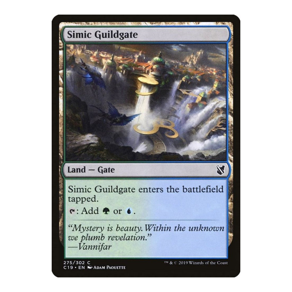 2019 Magic: The Gathering: Commander 2019 (C19) - Simic Guildgate (#275, Common) (, Near Mint)