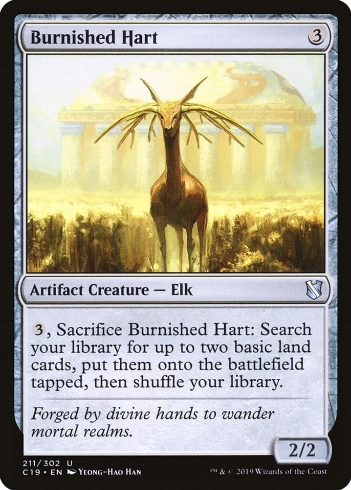 2019 Magic: The Gathering: Commander 2019 (C19) - Burnished Hart (#211, Uncommon) (, Near Mint)