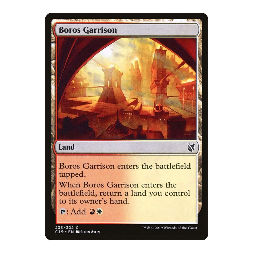 2019 Magic: The Gathering: Commander 2019 (C19) - Boros Garrison (#233, Common) (, Near Mint)