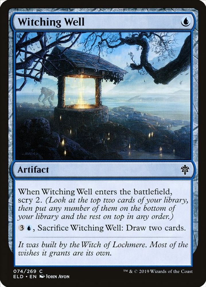 2019 Magic: The Gathering: Throne of Eldraine (ELD) - Witching Well (#74, Common) (, Near Mint)