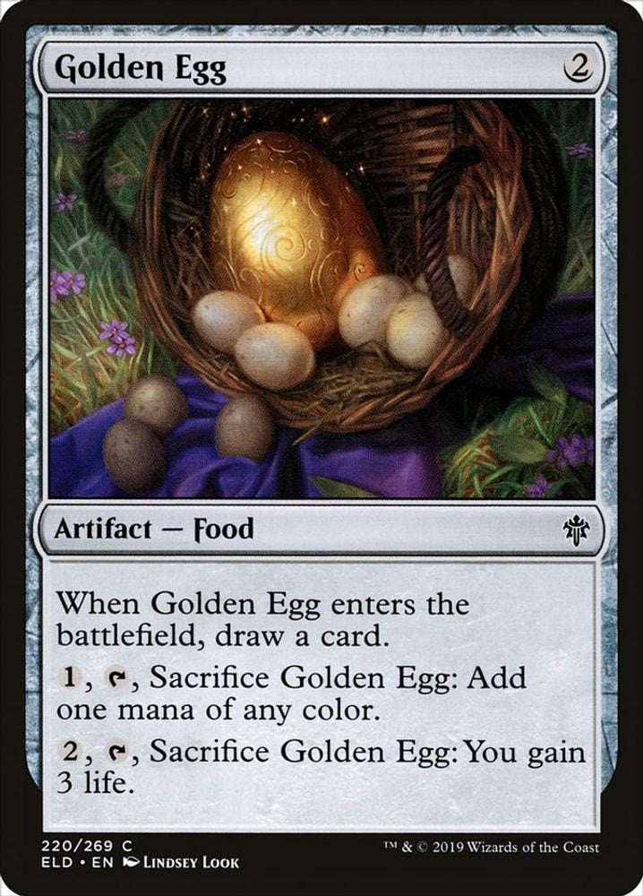 2019 Magic: The Gathering: Throne of Eldraine (ELD) - Golden Egg (#220, Common) (, Near Mint)