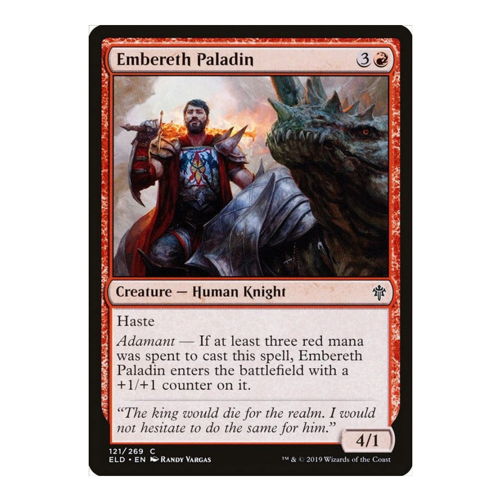 Embereth Paladin - Throne of Eldraine () - Near Mint -