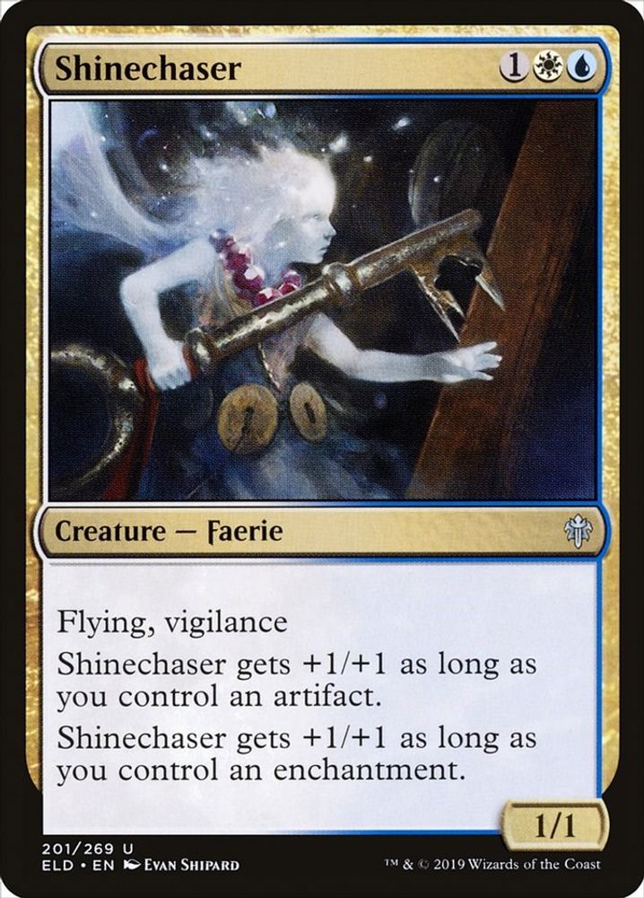 2019 Magic: The Gathering: Throne of Eldraine (ELD) - Shinechaser (#201, Uncommon) (, Near Mint)