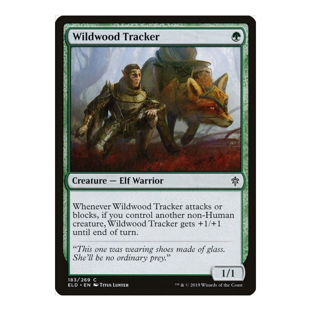 2019 Magic: The Gathering: Throne of Eldraine (ELD) - Wildwood Tracker (#183, Common) (, Near Mint)