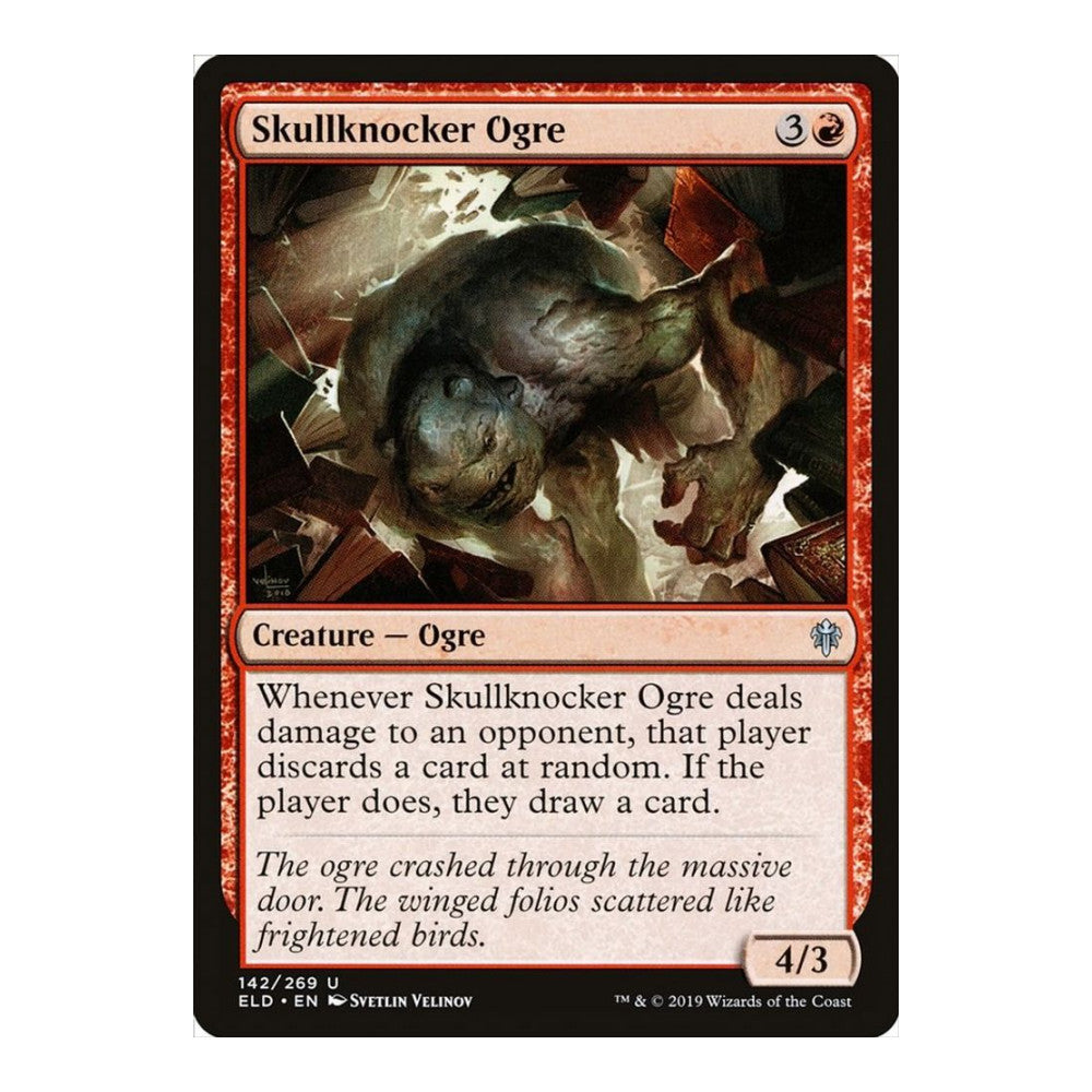 Skullknocker Ogre - Throne of Eldraine () - Near Mint -
