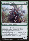 2019 Magic: The Gathering: Throne of Eldraine (ELD) - Garenbrig Paladin (#157, Common)